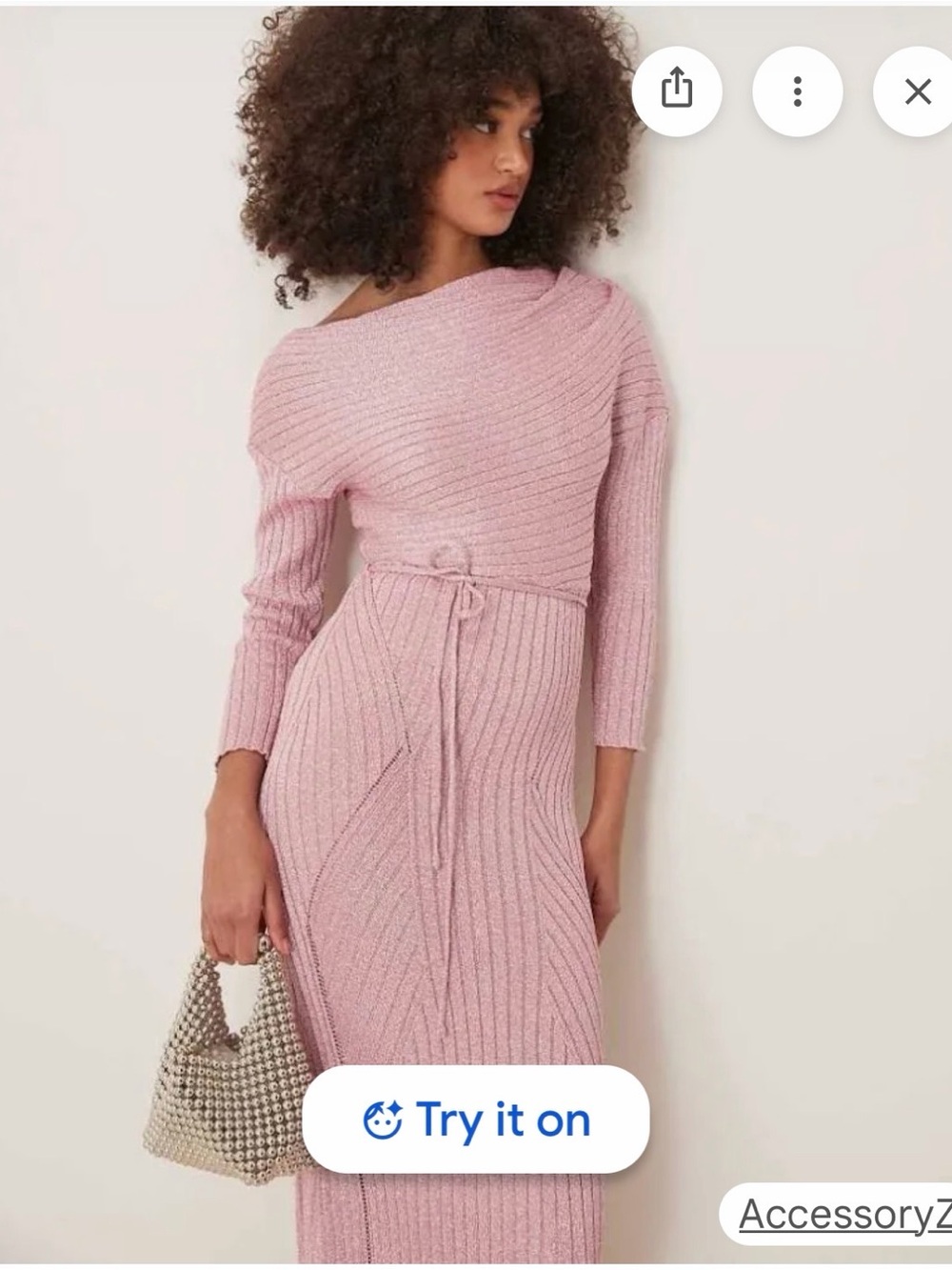 Never Fully Dressed Dusty Pink Ribbed Maxi Dress